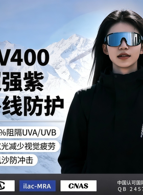 防雪盲症护目镜防风可戴眼镜
