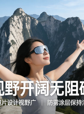 防雪盲症护目镜防风可戴眼镜