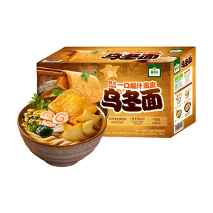 会员代购乌冬面1.375kg日式鲣鱼汤腐皮速食简餐夜宵面条圃美多