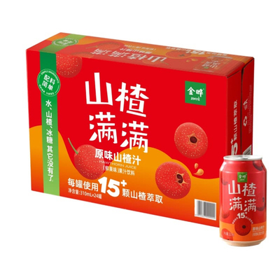 会员代购金晔山楂汁310ml*24