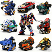 迷你特工队之最强恐龙第八季 玩具 8雷霆霸王龙三角龙变形手表套装