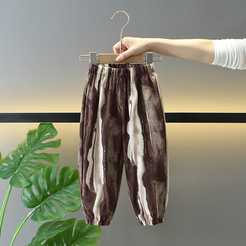 男童夏季薄款宽松洋气灯笼防蚊裤