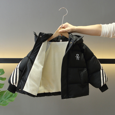 男童冬季加绒加厚羽绒棉服外套潮