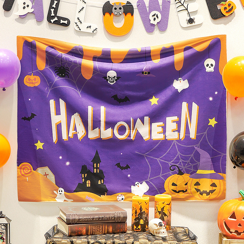 万圣节装饰品南瓜灯挂布