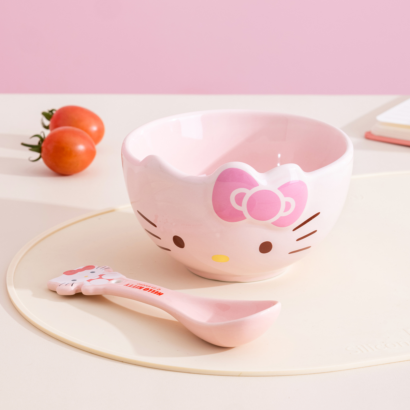 HELLOKITTY陶瓷碗勺套装高颜值
