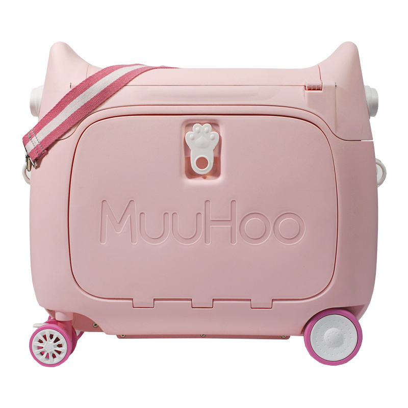 Magic wo can sit in childrens suitcase, suitcase, riding bed, high color value ins net red cute case