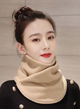 保暖围脖秋冬季护颈脖套男女