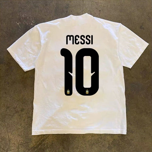 潮牌300g重磅阿根廷messi