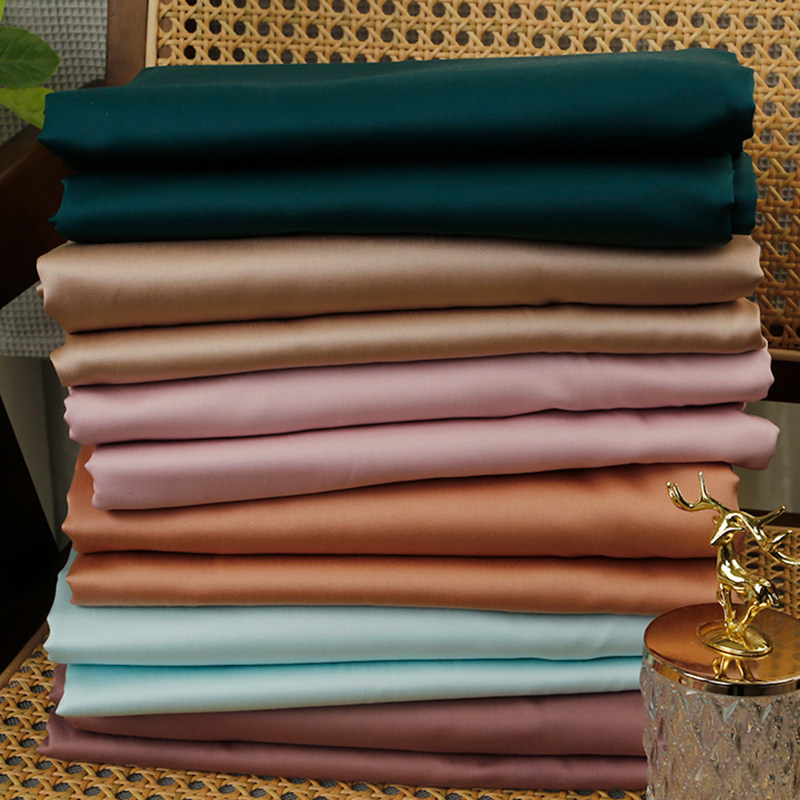 清仓外贸尾单800根纯棉贡缎床单简约净版100s棉睡单被套亲肤舒适