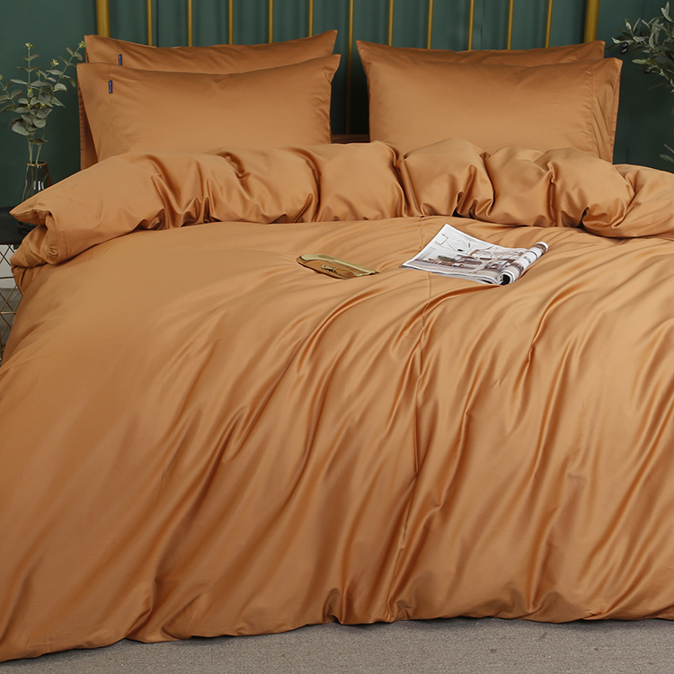 高档纯色贡缎秋冬埃及棉