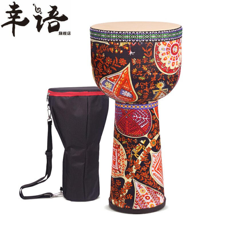 幸语非洲鼓乐器10寸儿童幼儿园初学者成人初学入门云南丽江手鼓