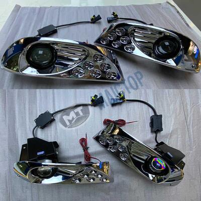 适用于2003-2009年款丰田PRADO普拉多FJ120前雾灯日行灯LED前雾灯