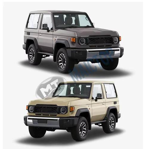 适用于24年兰德酷路泽LF79 LC76 FJ78后视镜盖新电镀银倒车镜盖