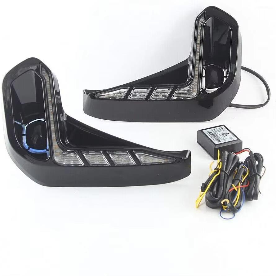 汽车DRL雾灯框适用于2021年款hilux海拉克斯 REVO带日行灯雾灯框 - 封面