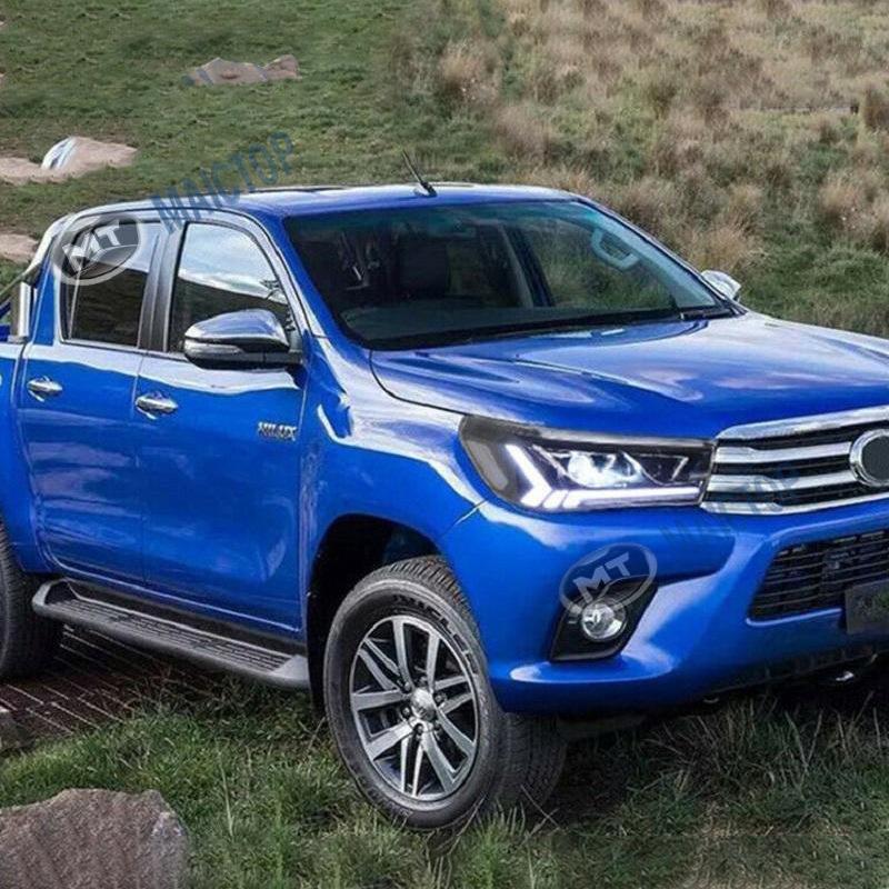 改装车灯REVO适用于2015-2019丰田海拉克斯汽车LED日行灯大灯总成