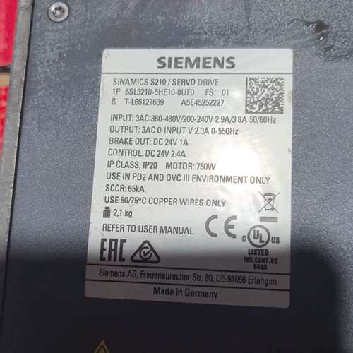 议价驱动，6SL3210-5HE10-8UF0包好