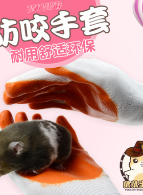 仓鼠 荷兰猪 刺猬 兔兔防咬手套 鼠鼠防啃 手抓仓鼠 保护手套一双