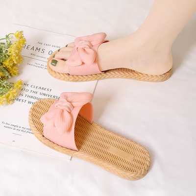 2025新款拖鞋女夏季外穿防滑时尚休闲厚底防滑沙滩女款一字拖鞋