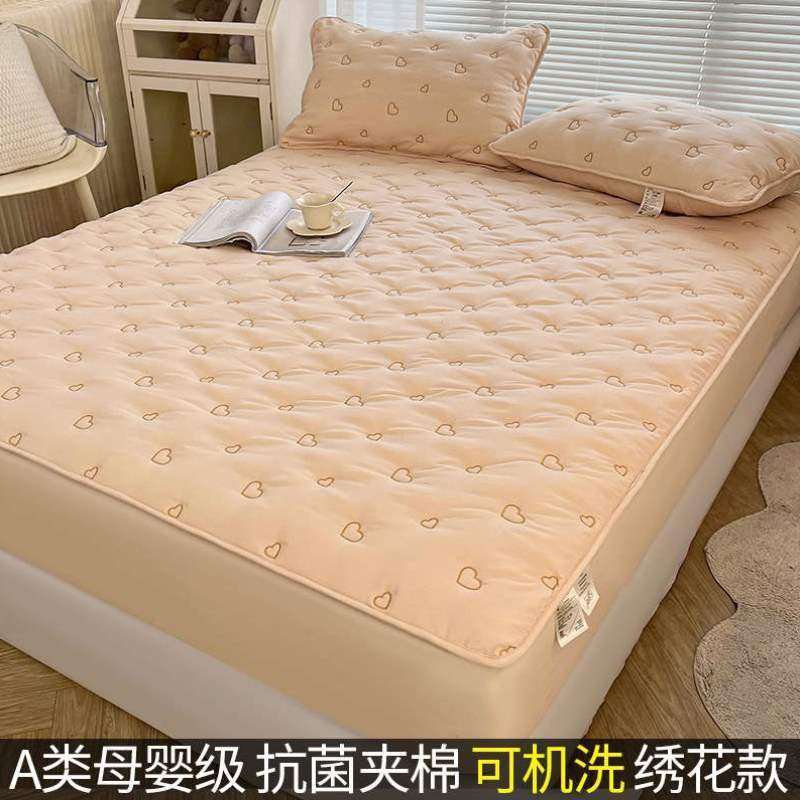 床单床套夹新款垫床罩全包加厚席梦思床罩棉床2024定制笠保护单件,床上用品,床笠,淘宝优惠券,粉丝福利购,淘宝优惠卷