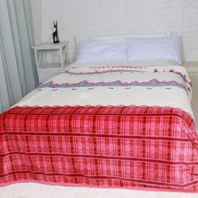 抗静电毛毯绒秋冬季空调法兰绒床单加厚加密毯珊瑚双人