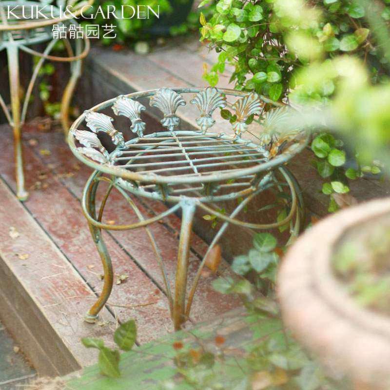 花凳铁艺阳台绿萝绿植旧庭院架装饰花托法式花架做乡村圆形复古,鲜花速递/花卉仿真/绿植园艺,花架,淘宝优惠券,粉丝福利购,淘宝优惠卷