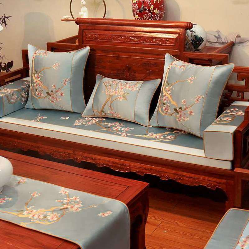 五件套中式新靠垫红木定制中国垫子风实坐木家具沙发垫罗汉床椅垫,居家布艺,沙发垫,淘宝优惠券,粉丝福利购,淘宝优惠卷