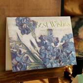 美术礼物烫金贺卡卡片留言研社礼小名作祝福手帖艺术家主题