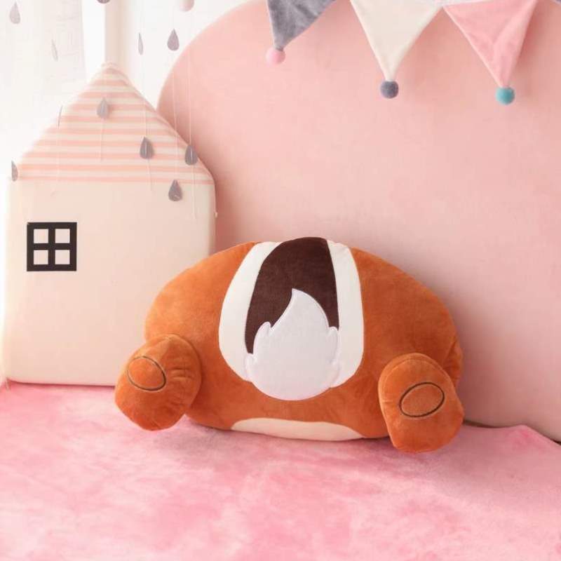 车用日式车枕护护腰沙发座椅头枕颈腰靠办公室枕毛绒枕卡通靠垫腰