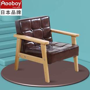 靠背椅子家用座椅儿童幼儿园榉木小婴儿沙发宝宝Aooboy实木板凳