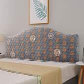 罩套半圆凹凸欧式 床头靠背全包异形加厚万能床头定制弧形老式 罩形