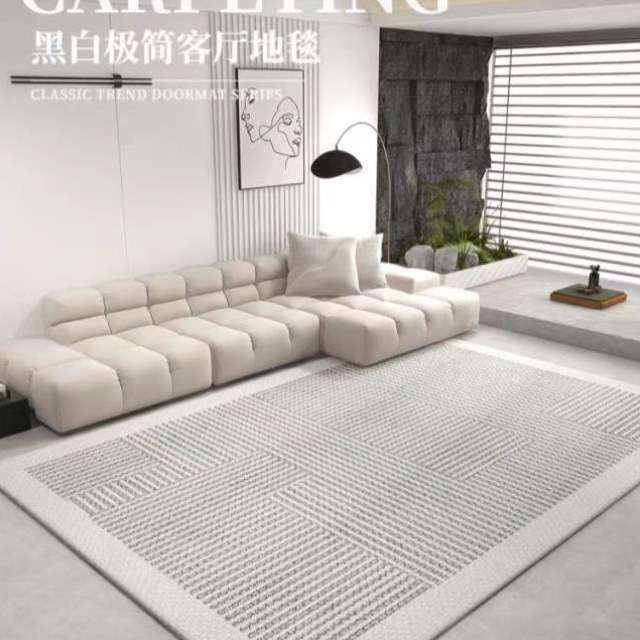 床边皮革风地垫PVC免洗卧室地毯客厅防污可懒人擦洗奶油防水沙发,居家布艺,地毯,淘宝优惠券,粉丝福利购,淘宝优惠卷