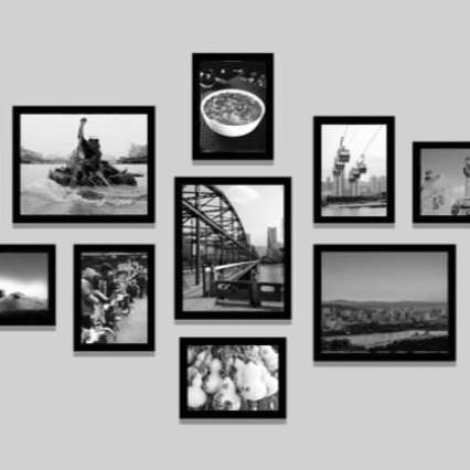 面食墙拉面组合老照片兰州牛肉面画面馆餐厅挂画装饰画照片文化