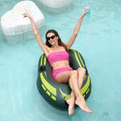 艇船充气橡胶气垫冲锋舟水上小船儿童艇皮划艇艇户外钓鱼游泳折叠