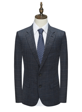 套西MY322美春秋男西服羊毛110`S意大利面料两粒扣商务西装套装