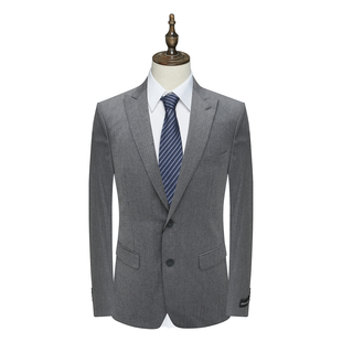 外套 羊毛两粒扣后中开衩商务西装 N4615220 西服 PL34皮春秋男式