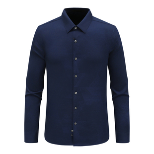 羊毛百搭时尚 衬衫 商务休闲上衣弹力 春秋长袖 SF419路男式