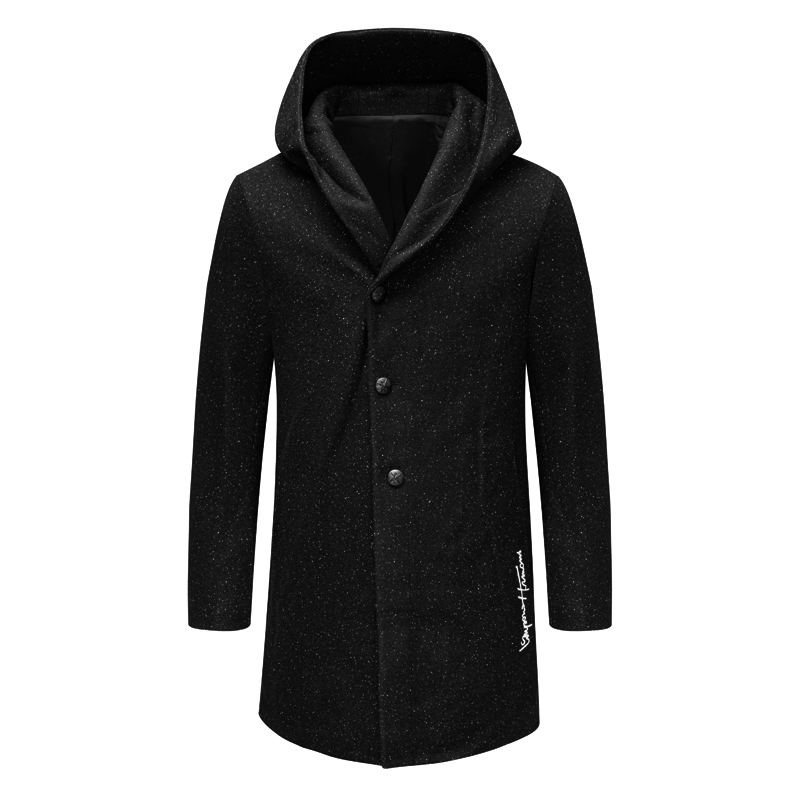 秋冬时尚都市毛呢大衣外套秋冬