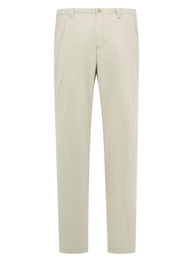 SA10萨BA蒂N春秋男式休闲裤 棉中腰直筒商务休闲长裤弹力 卡其色