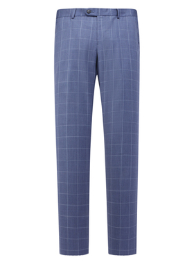 J1596鸟春秋款男式西裤 绵羊毛中腰修身商务休闲长裤 213070