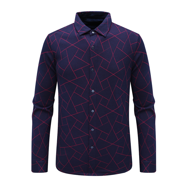 CA780 机场货 卡 秋冬男式长袖衬衫 羊毛加绒百搭商务休闲上衣