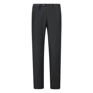 黑色151 PA6潘春秋男式 商务休闲长裤 羊毛中腰修身 西裤