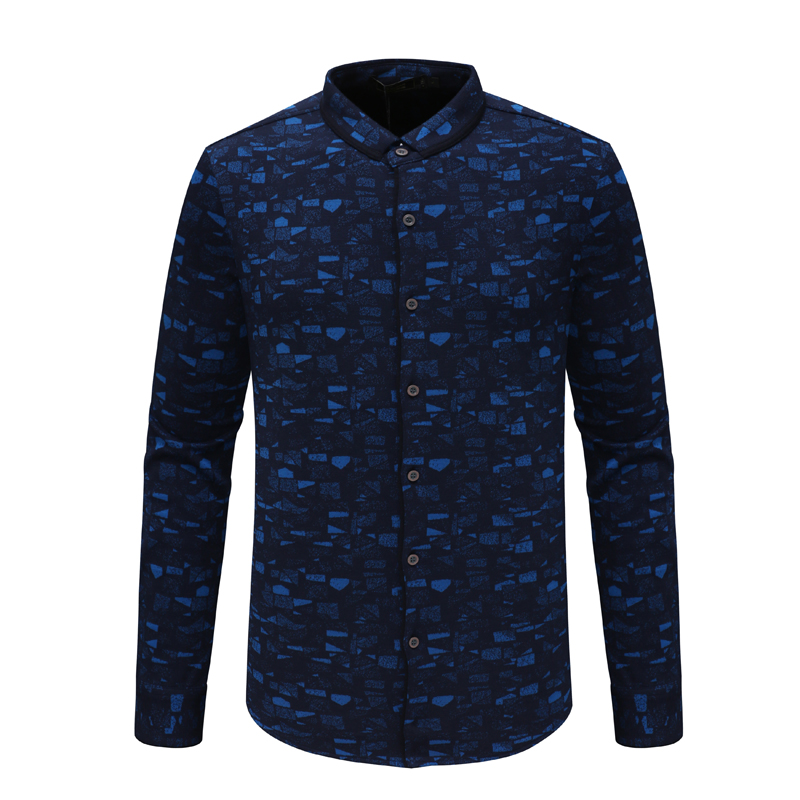 KL116凯LAI牌男式春秋长袖衬衫 羊毛百搭商务休闲上衣