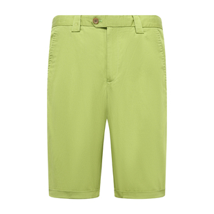 时尚 SF252圣男式 亚麻适商务直筒短裤 休闲五分裤 都市 夏季