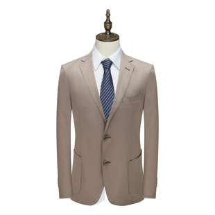 1100310 两粒扣双开衩商务西装 MY508美男式 春秋西服