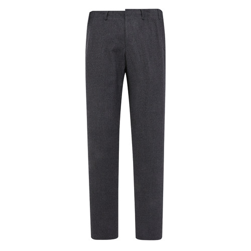 SA24萨BA蒂N春秋男式西裤 羊毛中腰修身商务休闲长裤 黑灰色