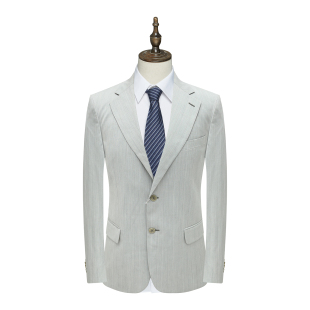 外套 羊毛两粒扣无开衩商务西装 773121 西服 PL51皮春秋男式