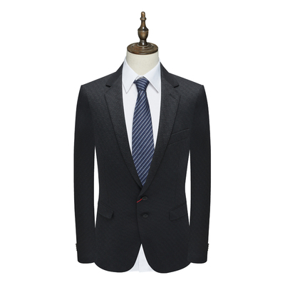 AB1203邦纳男春秋西服 羊毛两粒扣后中开衩商务休闲西装 35967