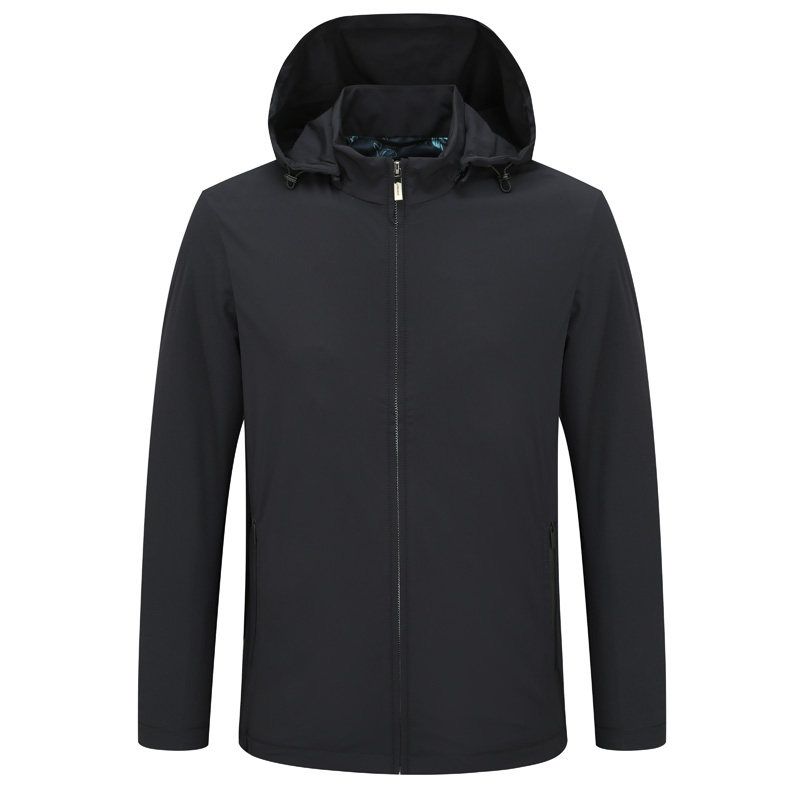 DJ185梦家轻奢撤柜男夹克春秋连帽外套拉链门襟休闲茄克2026-63