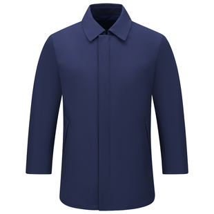 时尚 拉链休闲保暖防风棉服外套 都市 风衣 Y1267路易牌秋冬男式