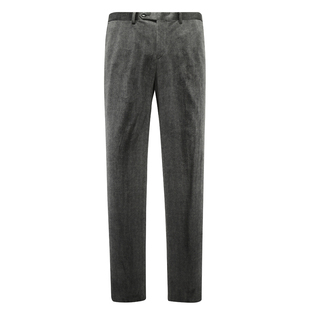 商务休闲长裤 MY415美秋冬加绒厚款 中腰修身 休闲裤 深灰色 男式